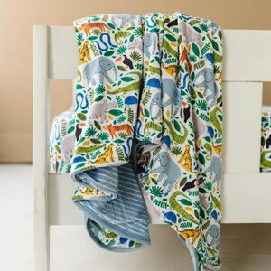Little sleepies jungle safari cloud blanket